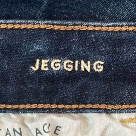 American Eagle Distressed Jegging Jeans Size 12 Long Next Level Stretch 12L - Picture 8 of 9